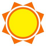 esponga-al-sole-l-icona-con-le-intaccature-come-vettore-su-un-fondo-isolato-123111227